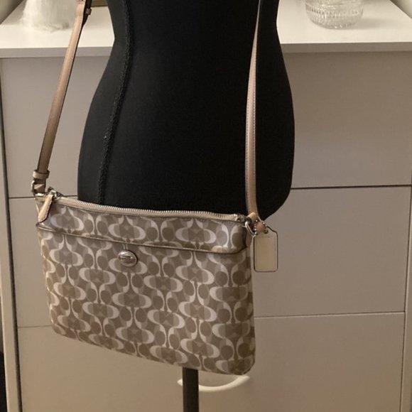 Coach Bag Peyton Dream C East West Khaki - Picture 2 of 8